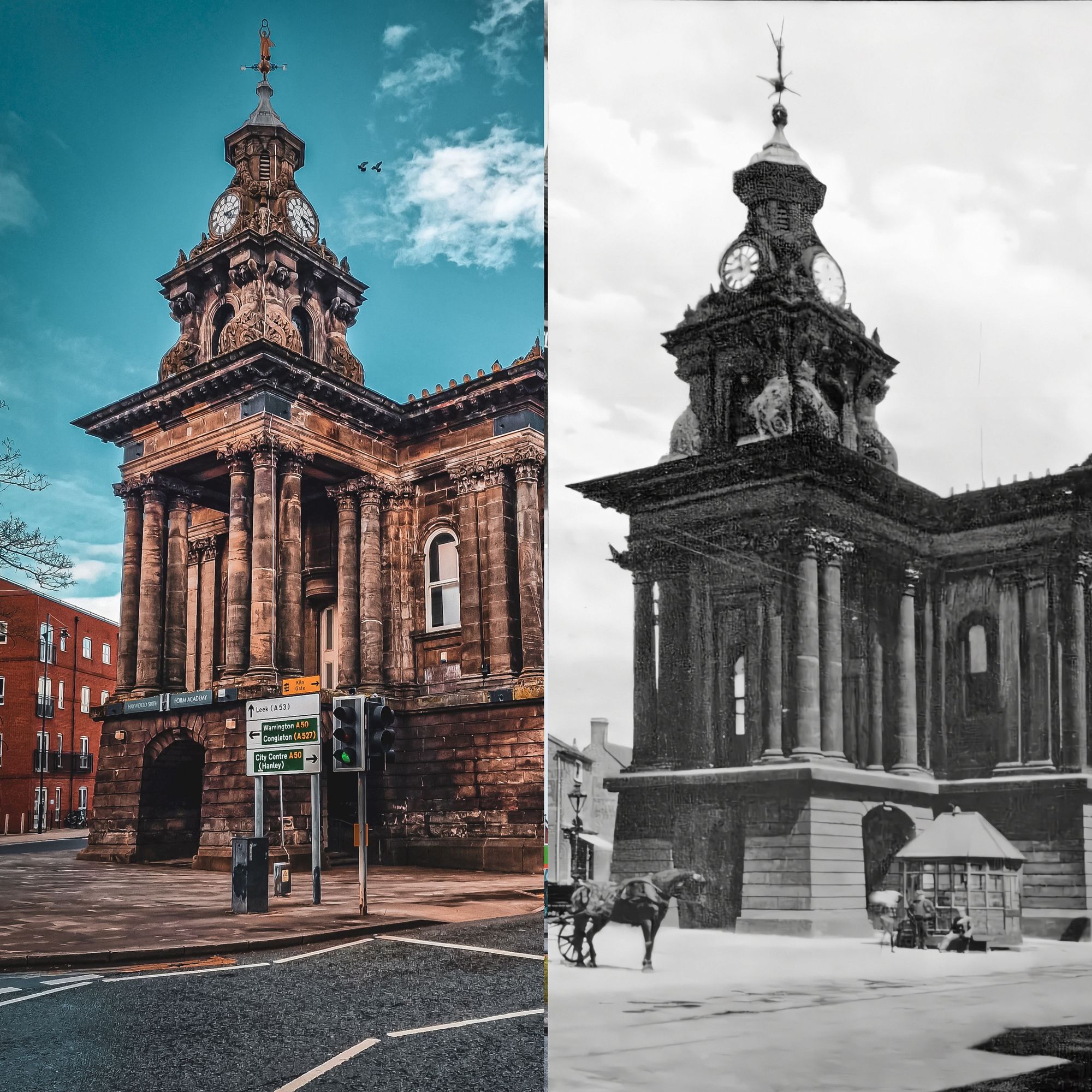 Burslem Then & Now