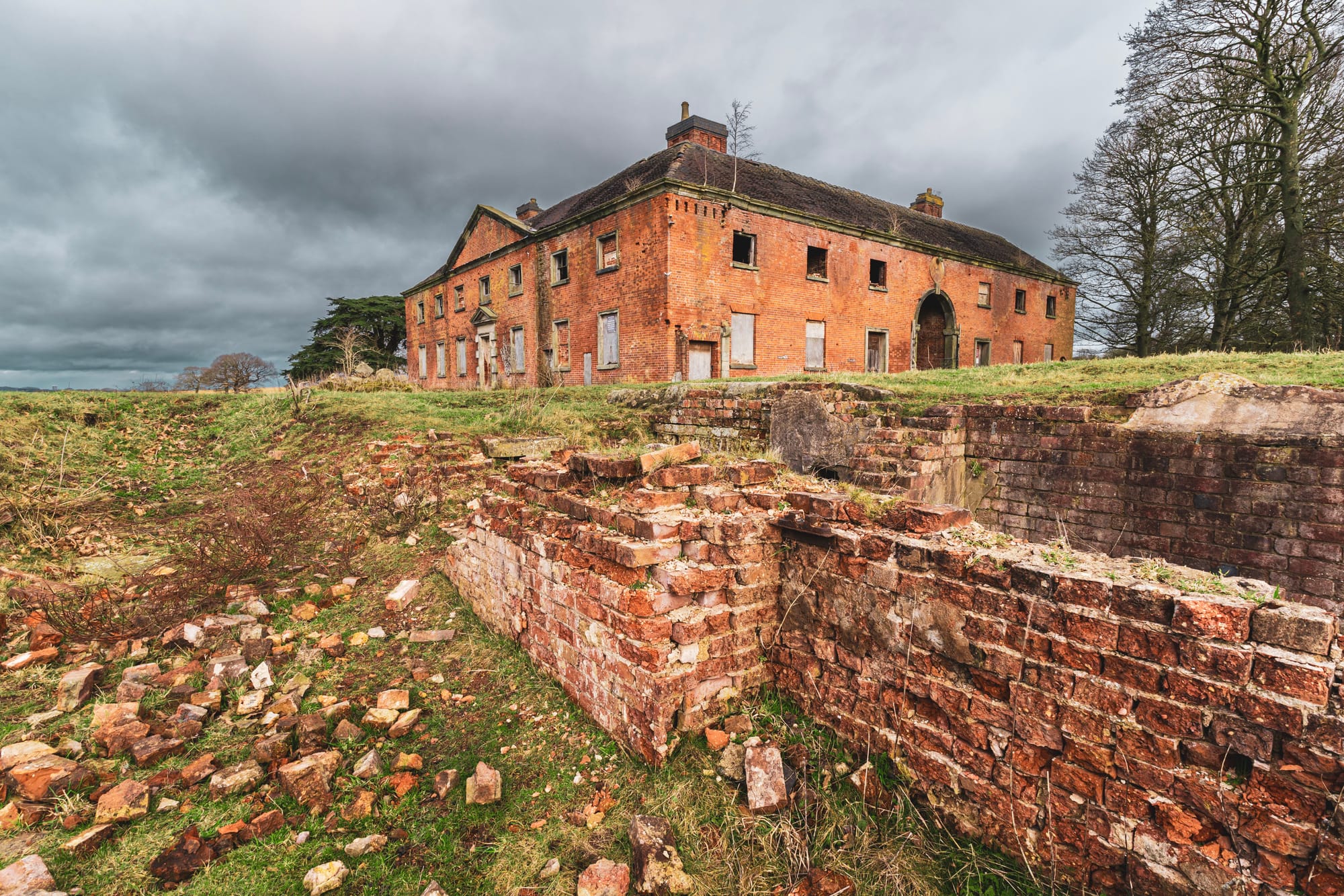 Staffordshire's Lost Estate: The Ruins of Teddesley Hall