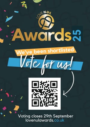 We’ve Been Shortlisted for an Award – and We Need Your Vote!